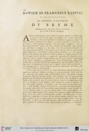 Notizie di Francesco Rustici