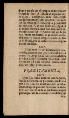 Praedicamenta.