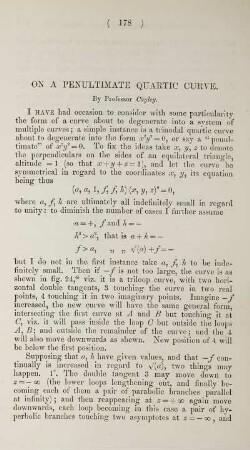 On a penultimate quadric curve.