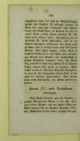 Konrad (II.) wird Deutschlands Oberhaupt