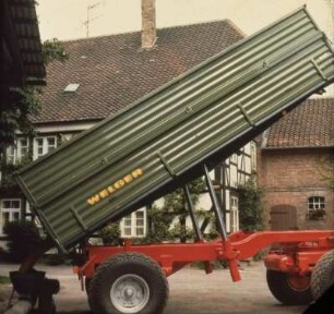 Fotografie: Transportgerät, Zweiachsanhänger