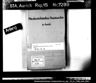 Die Unterhaltung des Neuen Weges vor Aurich