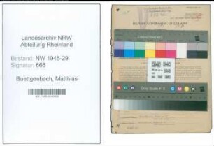 Entnazifizierung Matthias Buettgenbach , geb. 22.04.1889 (Beamter)