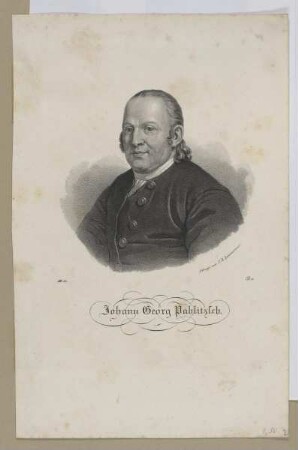 Bildnis des Johann Georg Pahlitzsch