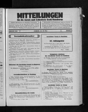 Jahrgang 1933, Hamburg, den 26. März, Nummer 13