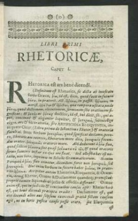 Libri Primi Rhetoricae, ...