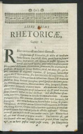 Libri Primi Rhetoricae, ...