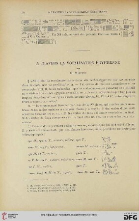 23: À travers la vocalisation égyptienne, [8]