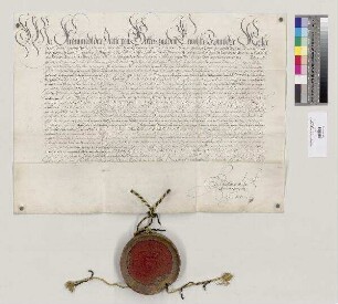 Kaiser Ferdinand III. verleiht Placidus [Judmann], Abt von St. Emmeram, alle Regalien und Lehen, die das Reichsstift bisher innegehabt hat, zu Lehen. S=A