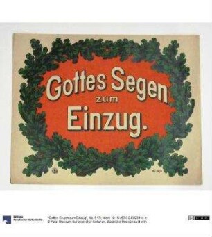 "Gottes Segen zum Einzug", No. 51/9