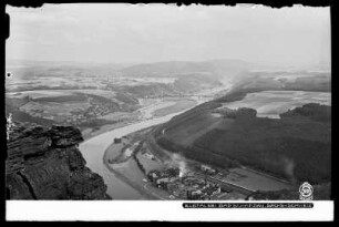 Blick au das Elbtal bei Bad Schandau