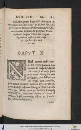 In epistolam ad Rom. Cap. X.
