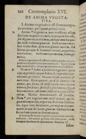 126-132 XVI. De anima vegetativa