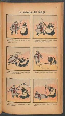 La historia del látigo - [Cómic]