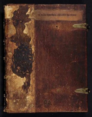 Supralibros der Stadtbibliothek Nürnberg mit dem Wappen des Kirchenpflegers Hieronymus Paumgärtner