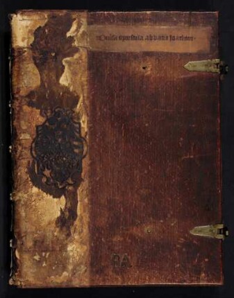 Supralibros der Stadtbibliothek Nürnberg mit dem Wappen des Kirchenpflegers Hieronymus Paumgärtner
