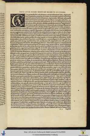 Vita Lucii Annei Senecae incerto auctore.