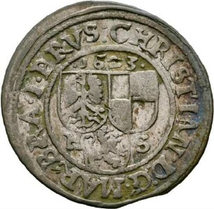 Groschen des Markgrafen Christian von Brandenburg-Bayreuth