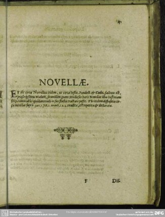 Novellae