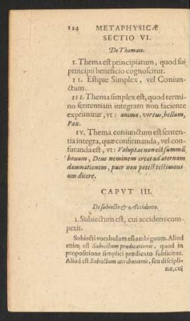 Caput III. De subiecto Et Accidente.