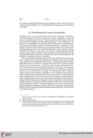 Identitätspolitik versus Arkanpolitik