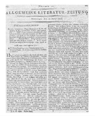 Jahrzaehler für das achte Jahr der fränkischen Republik. Mainz: [Wirth] 1800