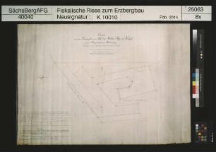 Grubenfeld von Alte Drei Brüder Fundgrube im Kiesholz bei Gehringswalde