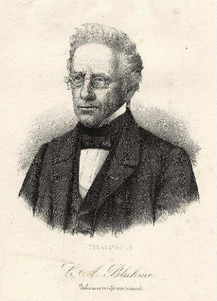 Bildnis von Christian Albrecht Bluhme (1794-1866)