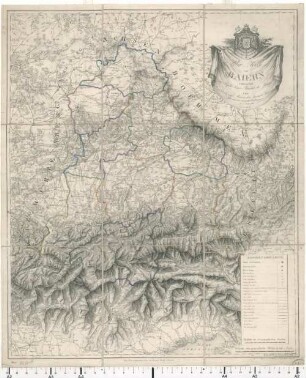 Post-Karte von Baiern