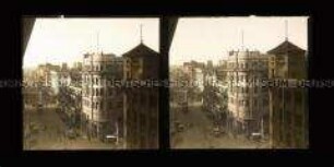 Blick auf die Elottstraße mit der Standardbank, Johannesburg