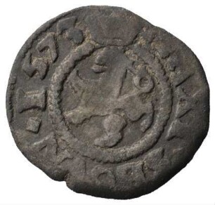 Fundmünze, Weißpfennig, 1573