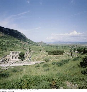 Türkei: Ephesus, Blick zum Meer