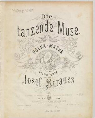 Die tanzende Muse : Polka-Mazur für das Pianoforte ; op. 266
