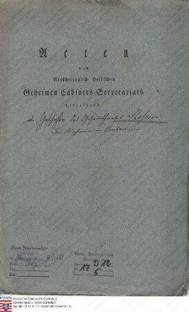 Hessen, Geschichte des Gesamthauses