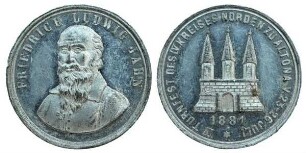 Altona, Medaille auf das IV. Turnfest des IV. Kreises Norden zu Altona