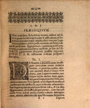 Disp. polit. de legatis