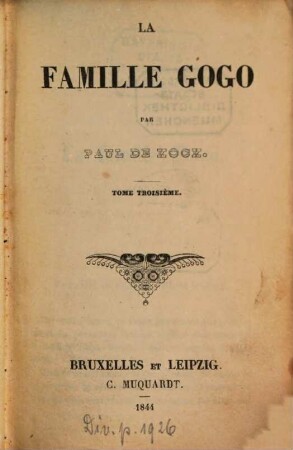 La famille Gogo. 3