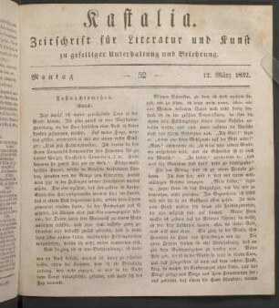 Ausgabe vom 8. März 1832.