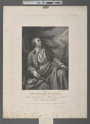 Horace Benedict de Saussure, Professeur de philosophie à Genève, Membre de plusieurs Académies