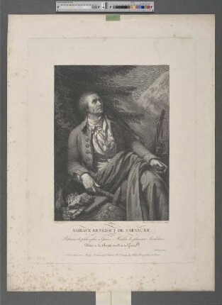 Horace Benedict de Saussure, Professeur de philosophie à Genève, Membre de plusieurs Académies