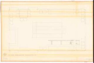 Reichsluftfahrtministerium, Berlin: Saalbau, Besprechungszimmer: Grundriss 1:20 (Bestuhlung)