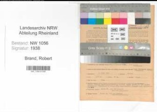Entnazifizierung Robert Brand , geb. 03.07.1904 (Beamter)