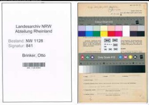 Entnazifizierung Otto Brinker , geb. 27.01.1891 (Polizist)