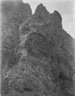 Lavawand : Lavawände im Barranco del Infierno