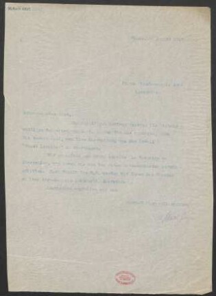 Brief an Leopold von Auer : 06.08.1912