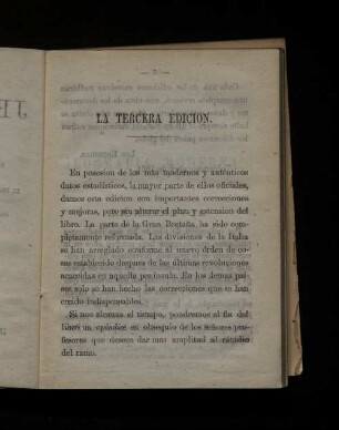 La Tercera edicion.