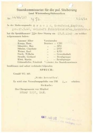 Arnold, Gottfried