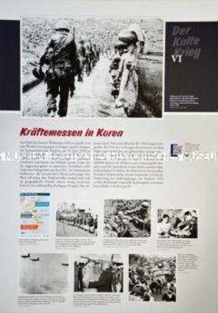 Schautafel Nr. 6 der Ausstellung "Der Kalte Krieg. Ursachen - Geschichte - Folgen", herausgegeben vom Berliner Kolleg Kalter Krieg und der Bundesstiftung zur Aufarbeitung der SED-Diktatur.