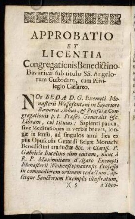 4v-7v, Approbatio Et Licentia; Censura; Ad Lectorem