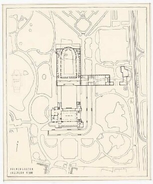 Konzerthaus »Palmengarten«, Frankfurt/Main: Lageplan 1:500
